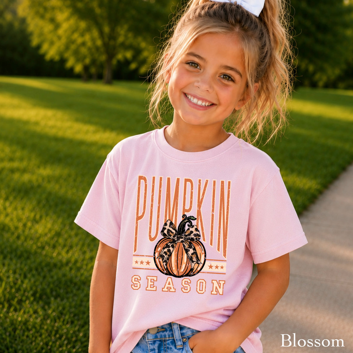 Pumpkin Season Youth Comfort Color T-Shirt