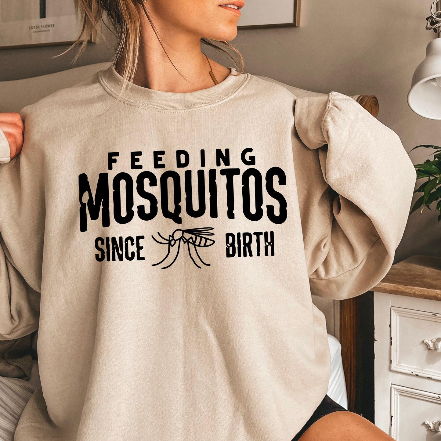 Feeding Mosquitoes Crewneck Sweatshirt