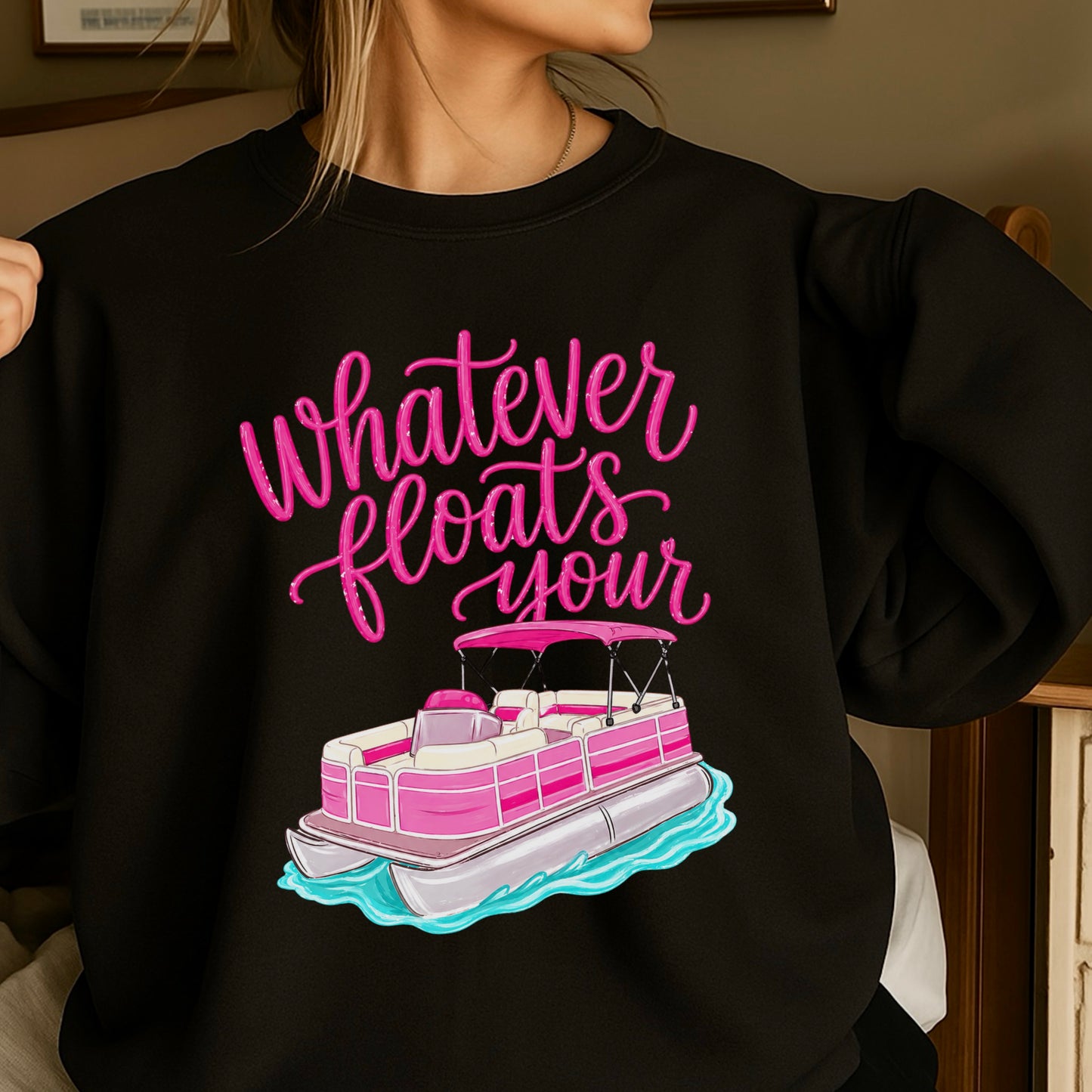 Whatever Floats Your Boat Crewneck Sweatshirt