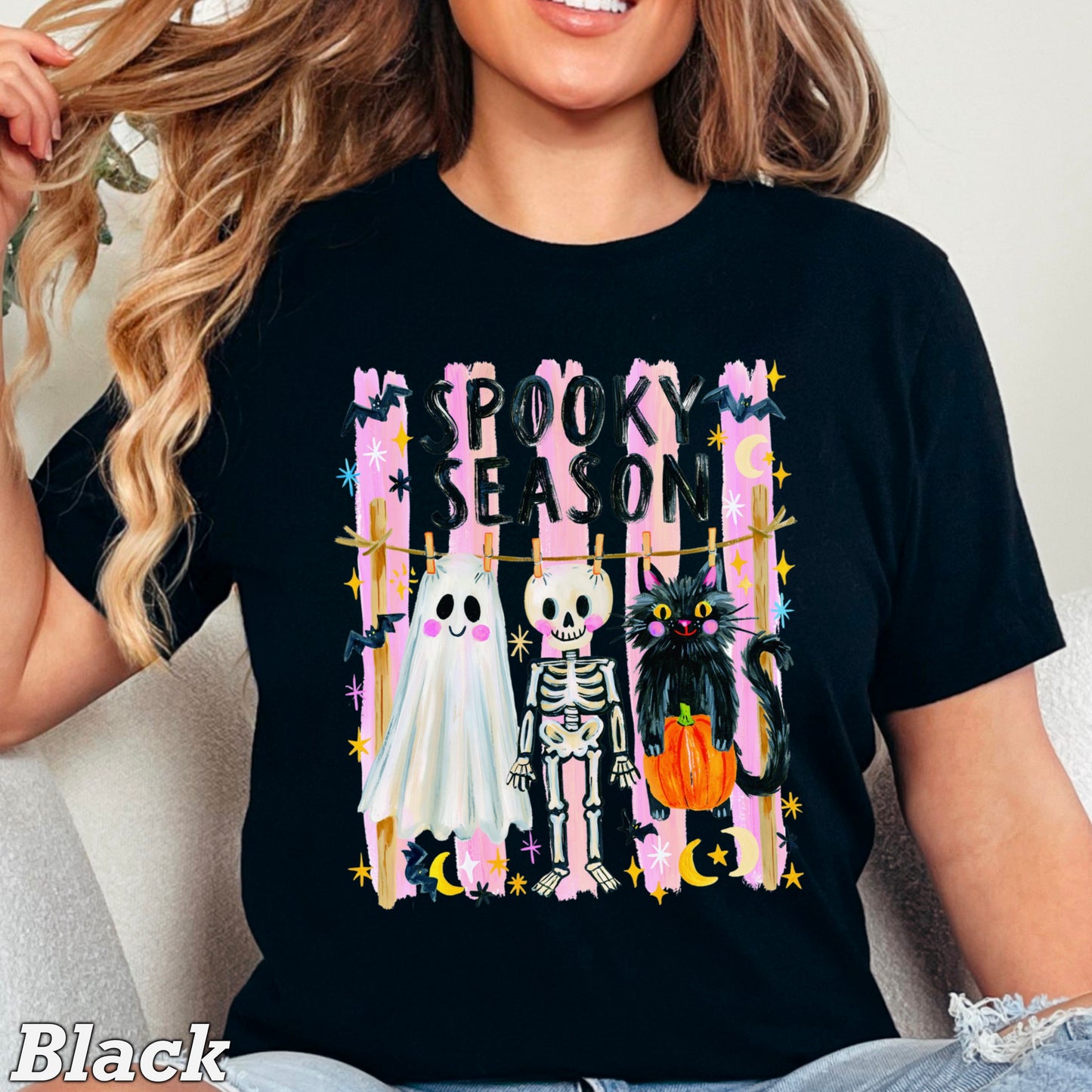 Spooky Season Halloween Comfort Color Graphic Tee