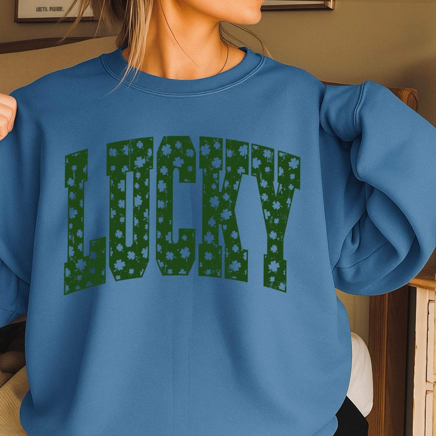 Lucky St. Patrick’s Day Crewneck Sweatshirt