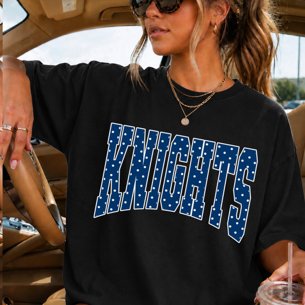 Knights Comfort Color Graphic Tee