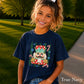 Preppy Nutcracker Christmas Youth Comfort Color T-Shirt