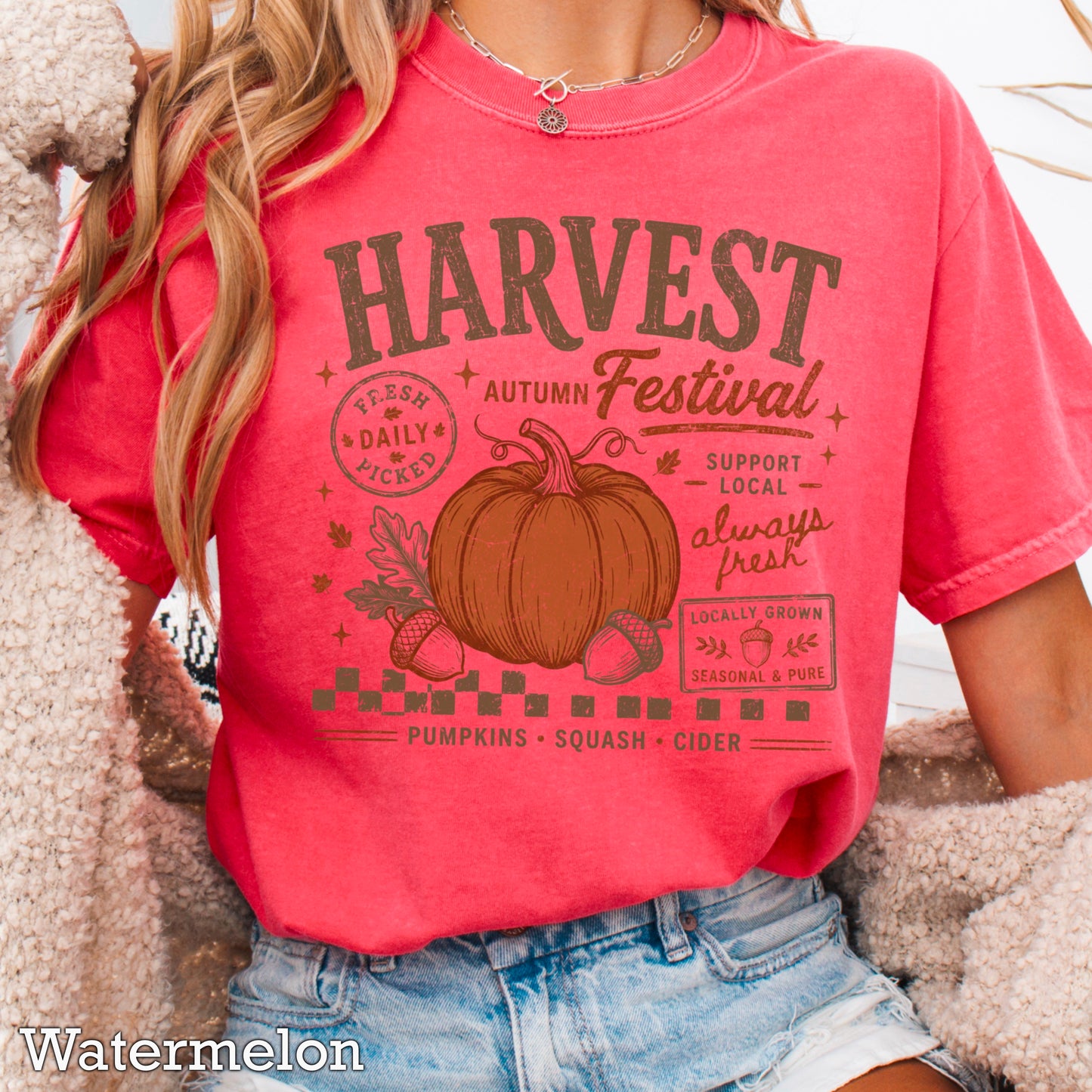 Harvest Festival Comfort Color Graphic Tee