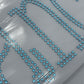Dance Rhinestone Transfer Aquamarine