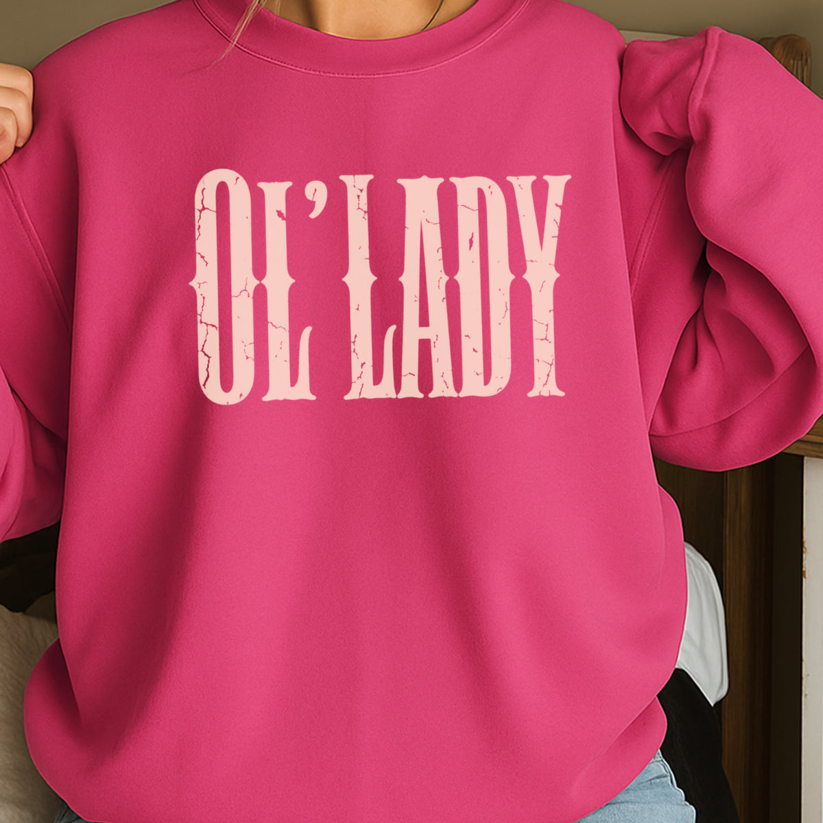 Ol’ Lady Crewneck Sweatshirt