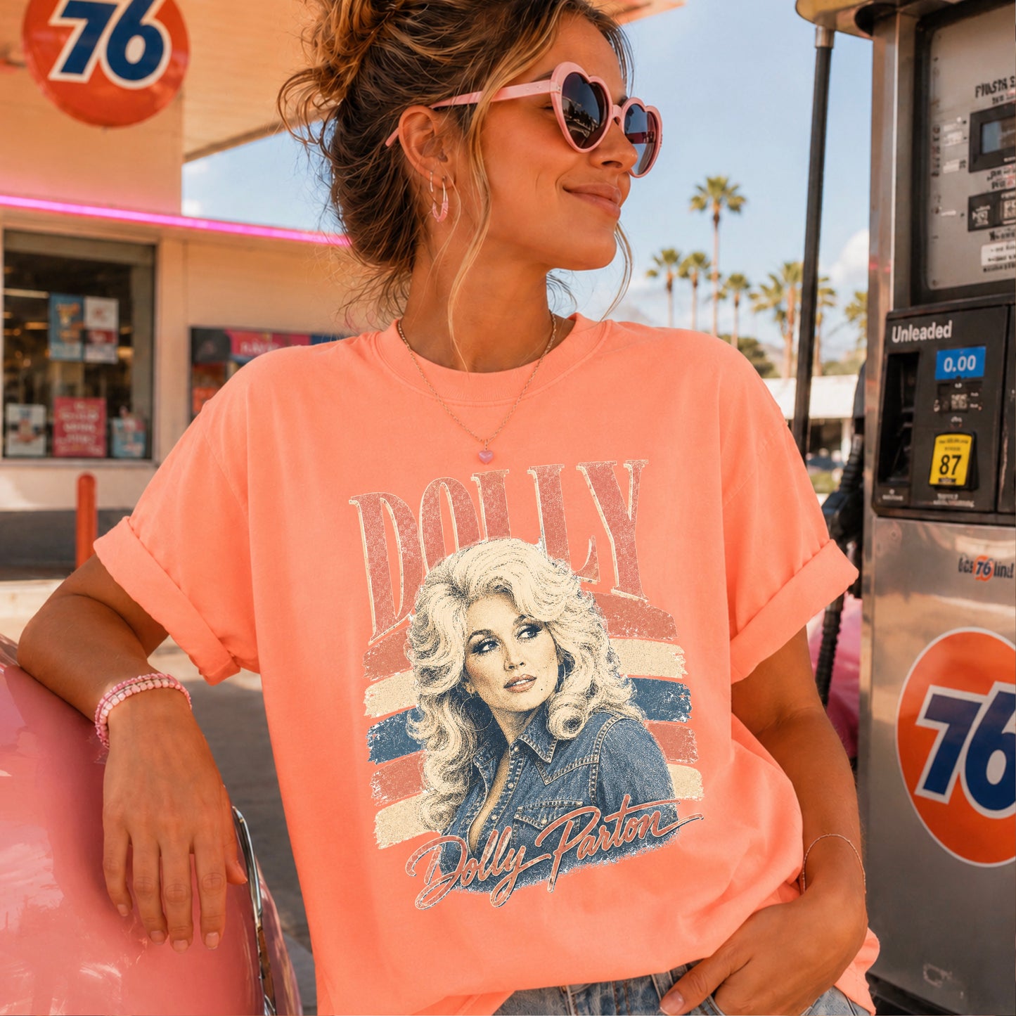 Retro Dolly Comfort Color Graphic Tee
