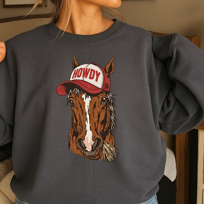 Howdy Horse Crewneck Sweatshirt