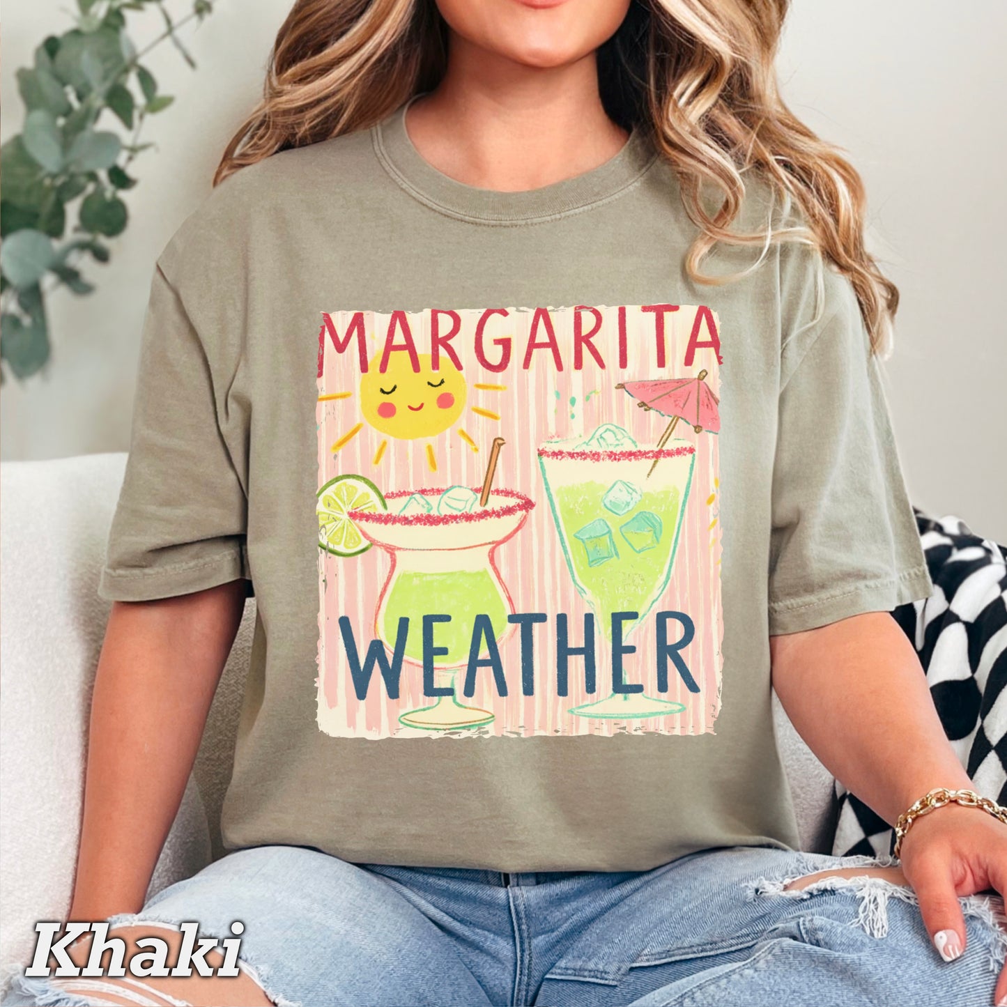 Margarita Weather Comfort Color Graphic Tee