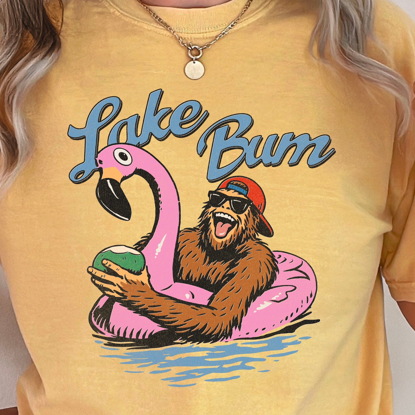 Lake Bum Comfort Color Graphic Tee