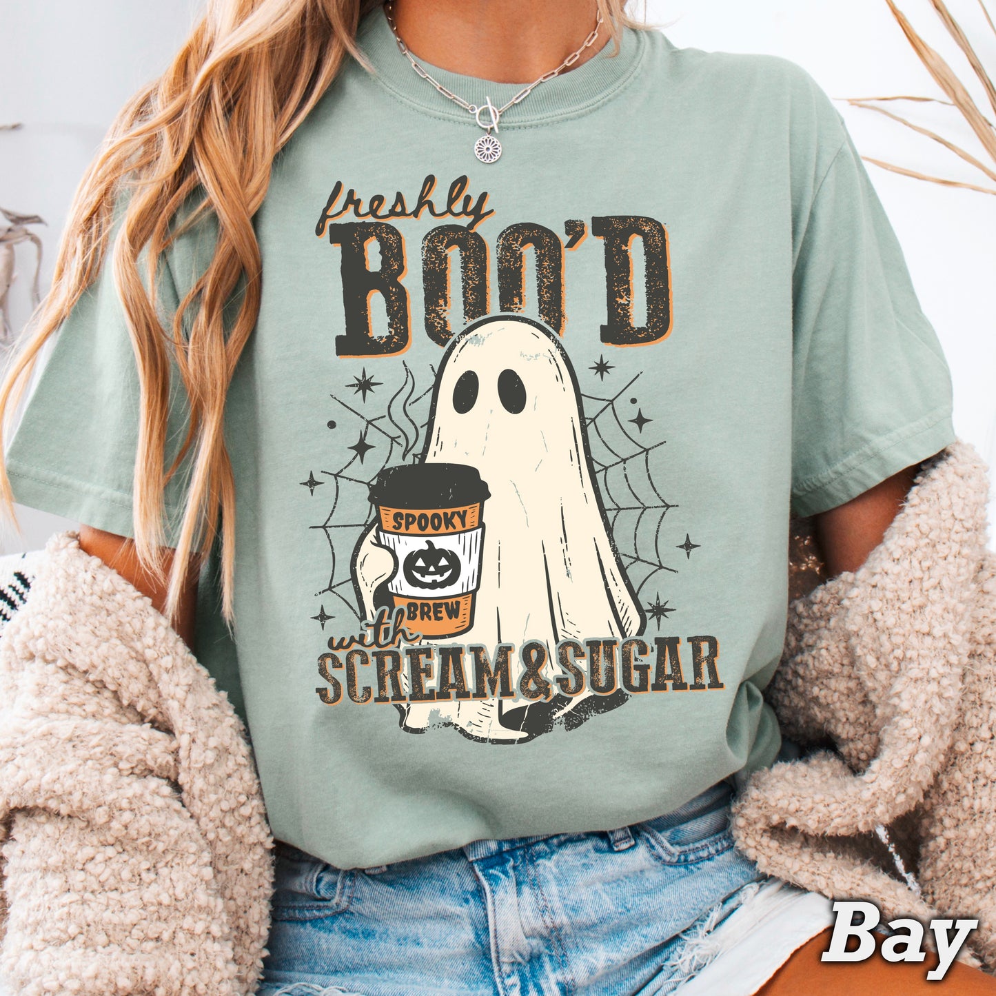Freshly Boo’d Halloween Comfort Color Graphic Tee