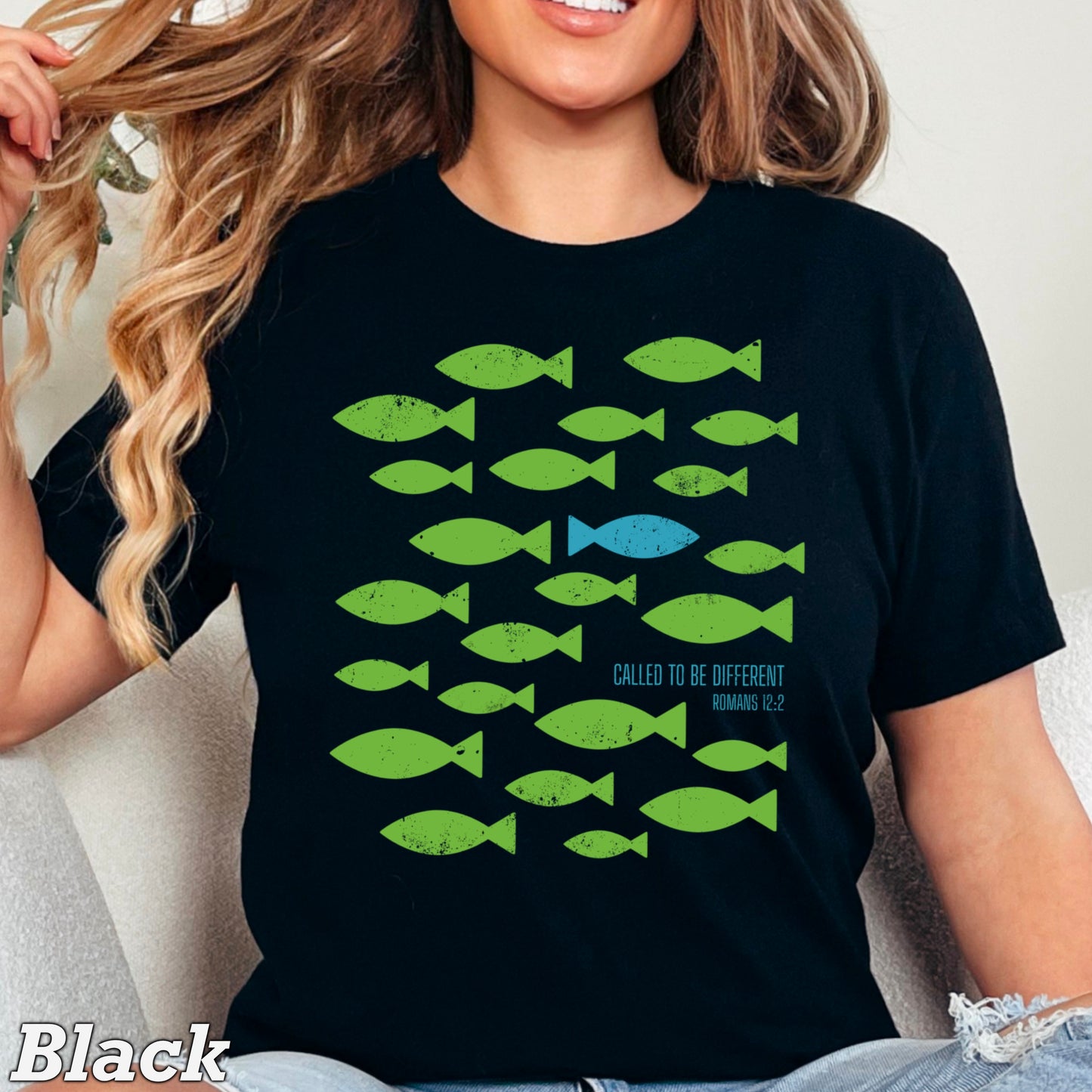 Called To Be Different Christian Comfort Color Graphic Tee