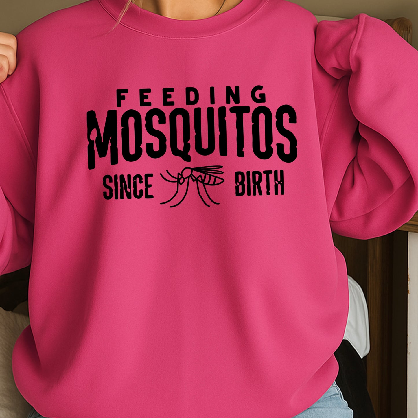 Feeding Mosquitoes Crewneck Sweatshirt