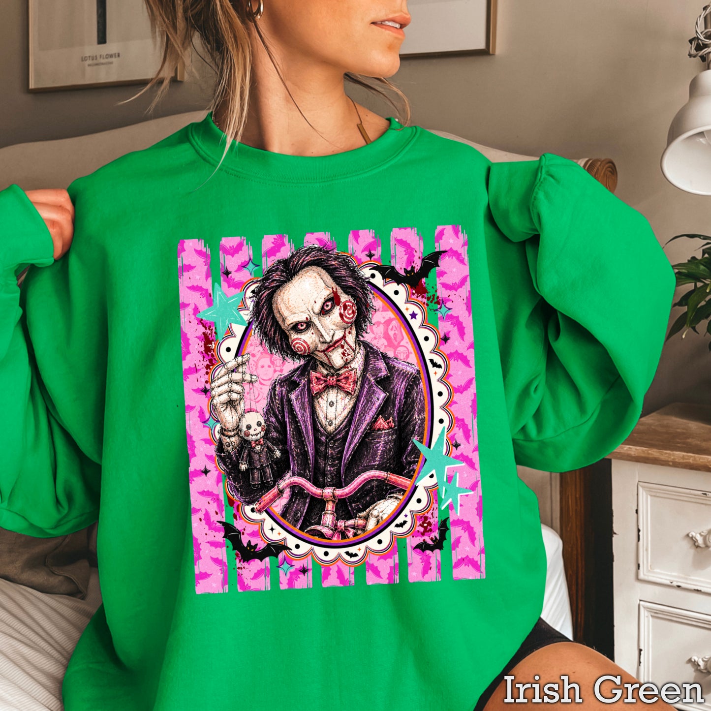 Horror Film Character Crewneck Sweatshirt