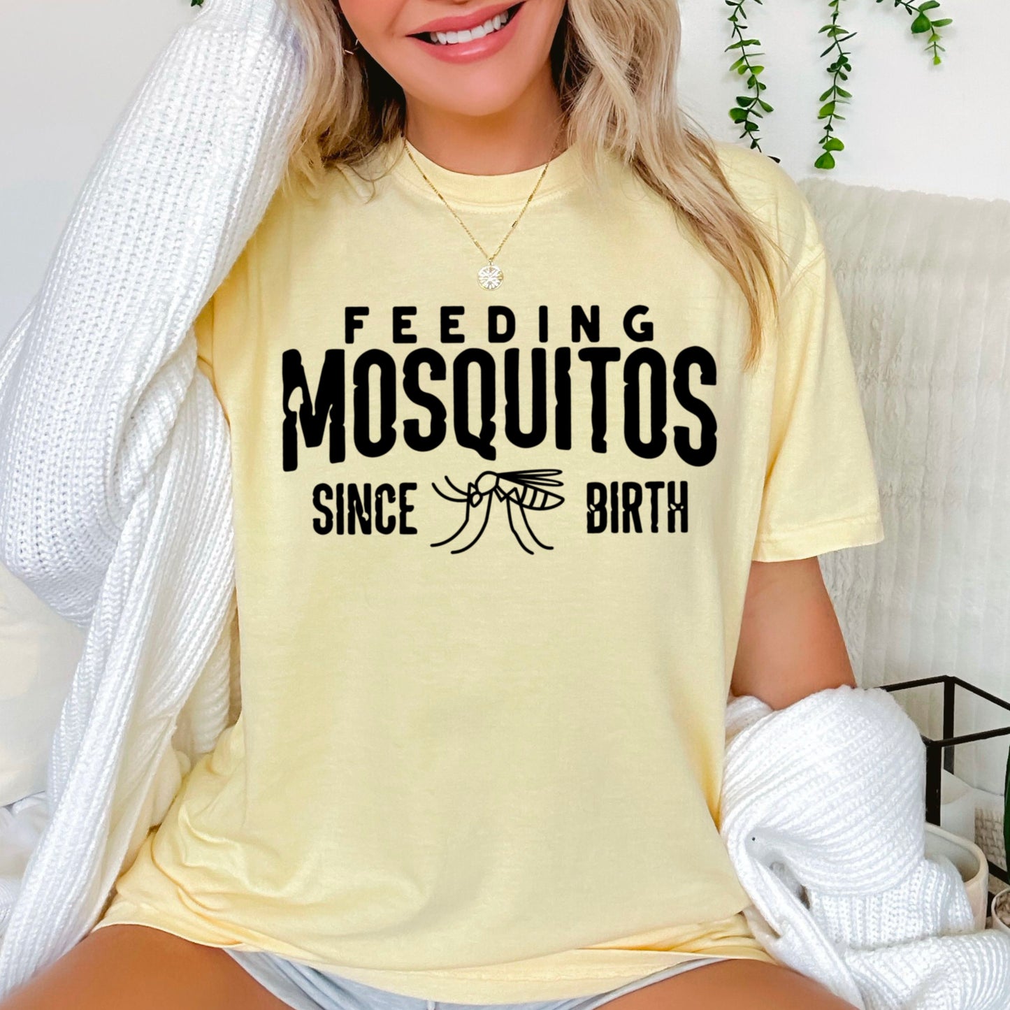Feeding Mosquitoes Comfort Color Graphic Tee