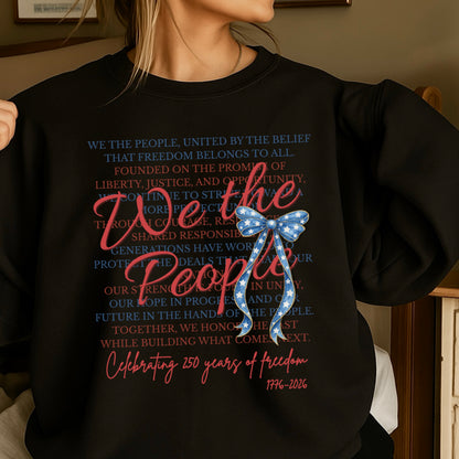 We The People Crewneck Sweatshirt