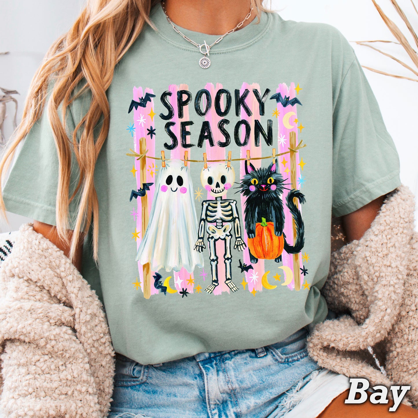 Spooky Season Halloween Comfort Color Graphic Tee