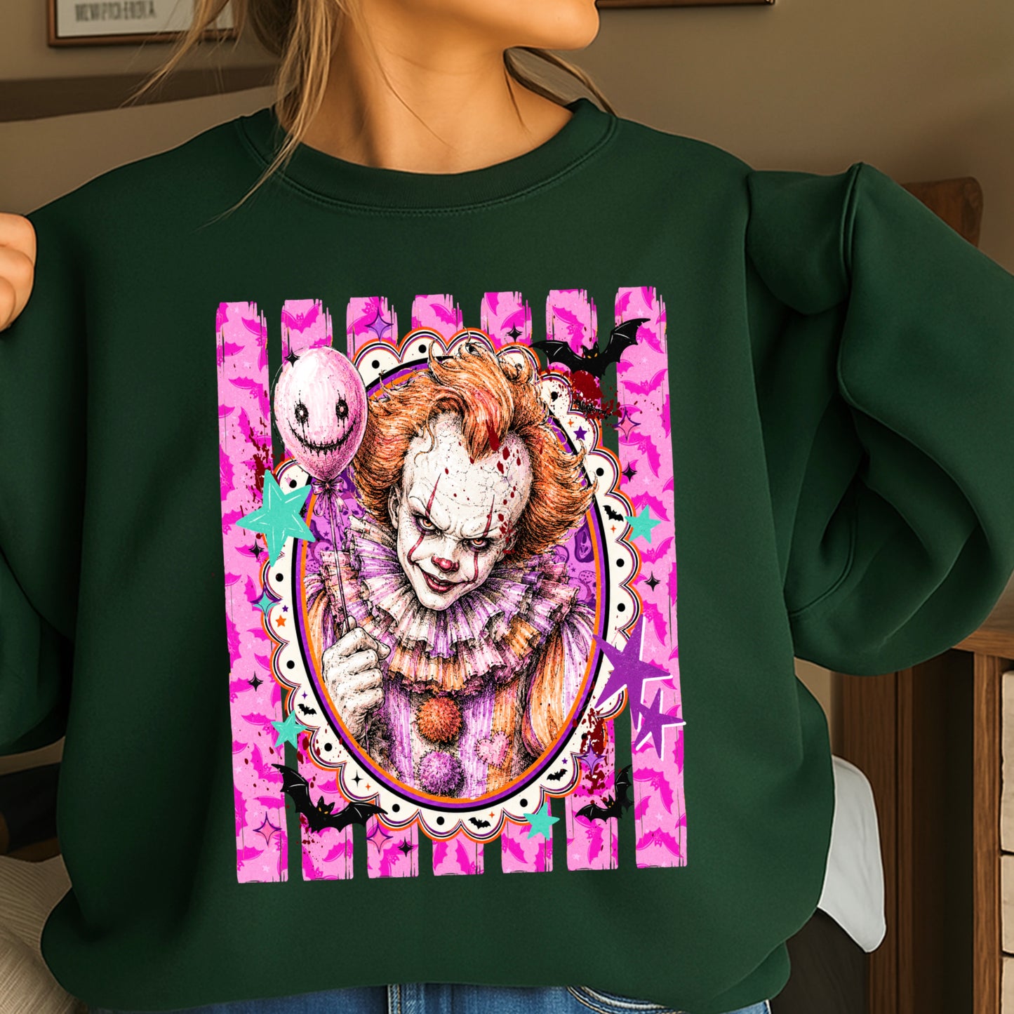 Horror Film Character Crewneck Sweatshirt