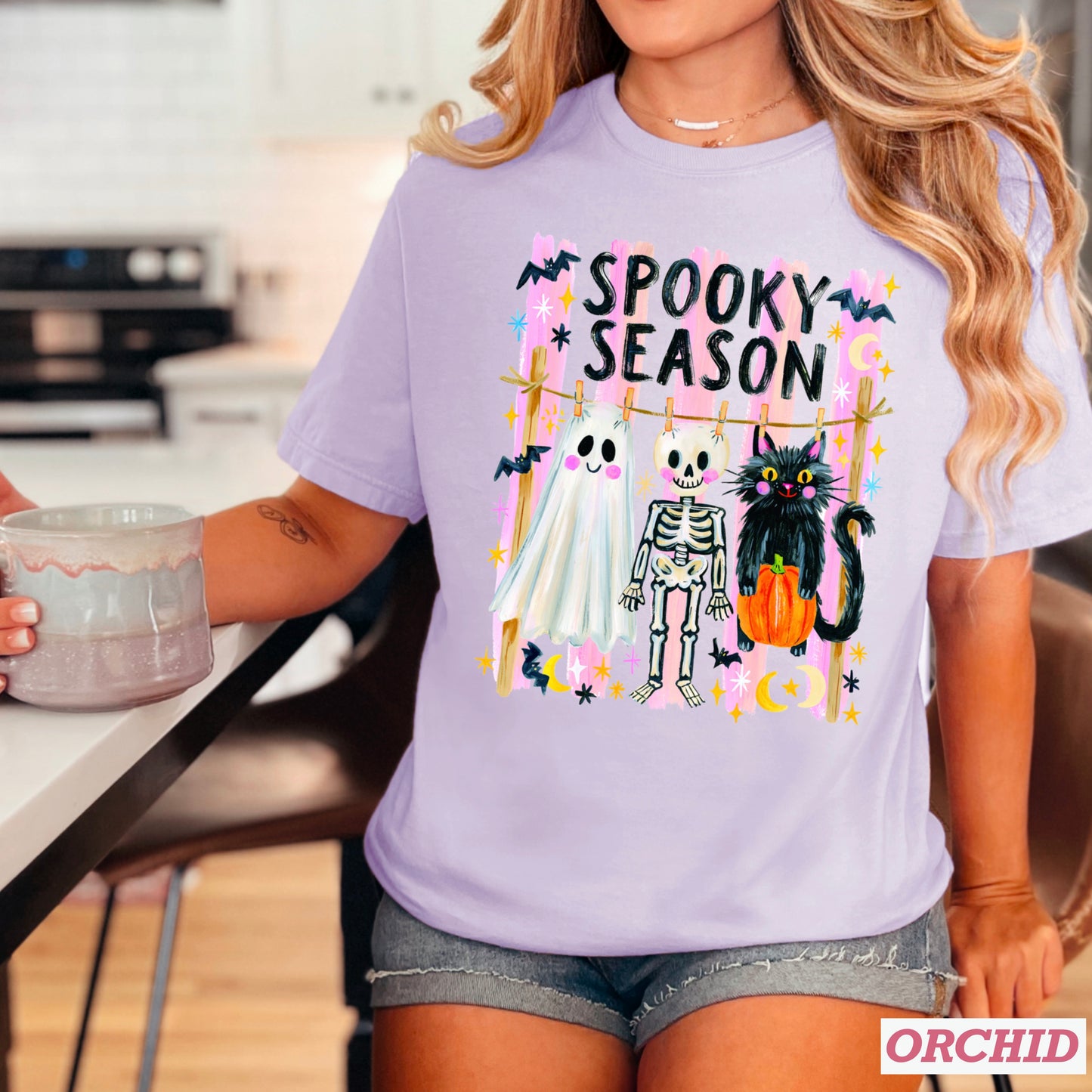 Spooky Season Halloween Comfort Color Graphic Tee