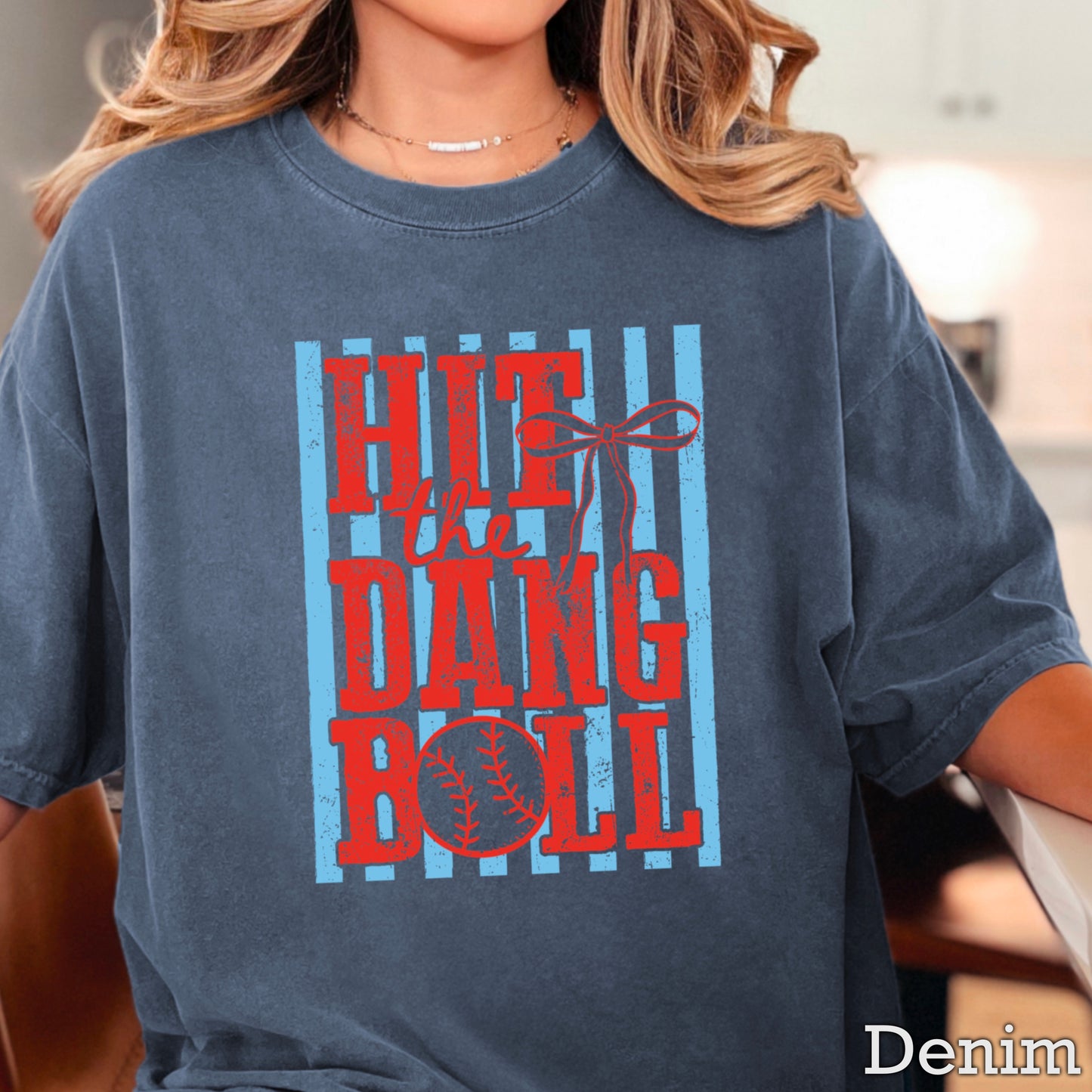 Hit The Dang Ball Comfort Color Graphic Tee