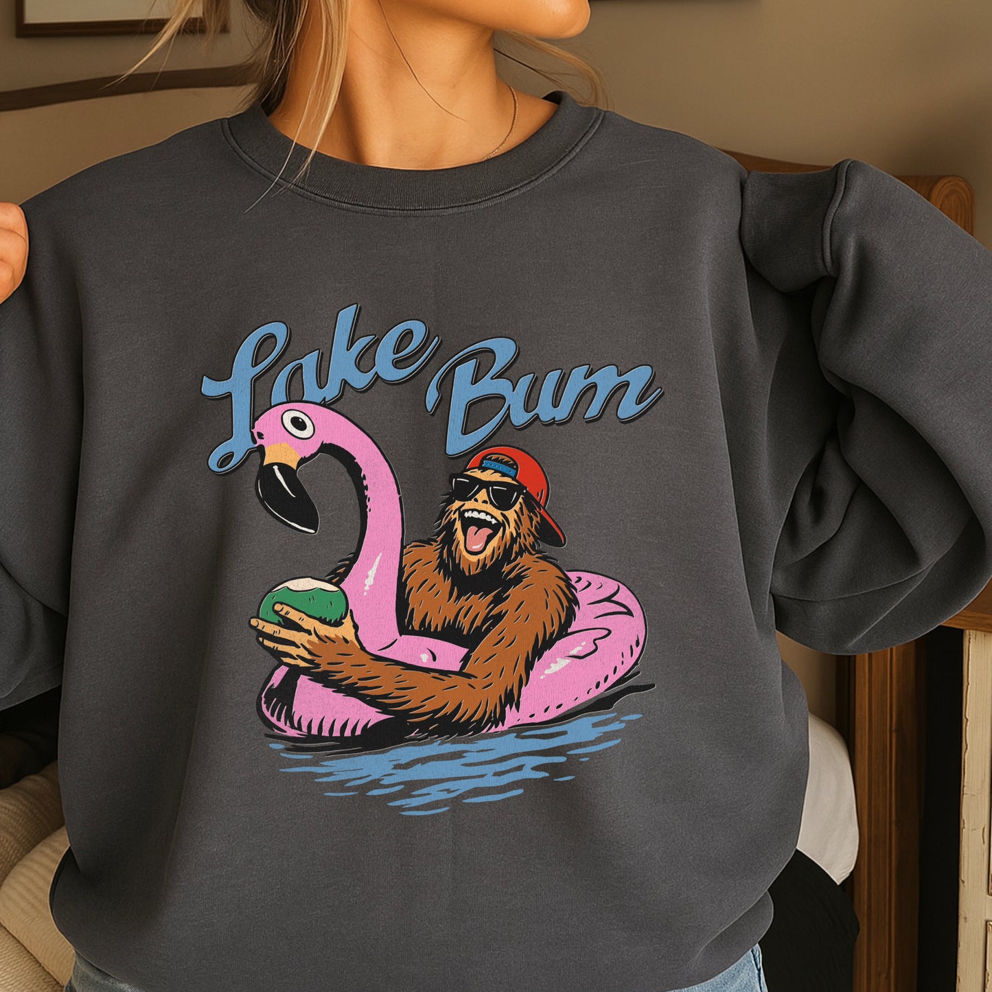 Lake Bum Crewneck Sweatshirt