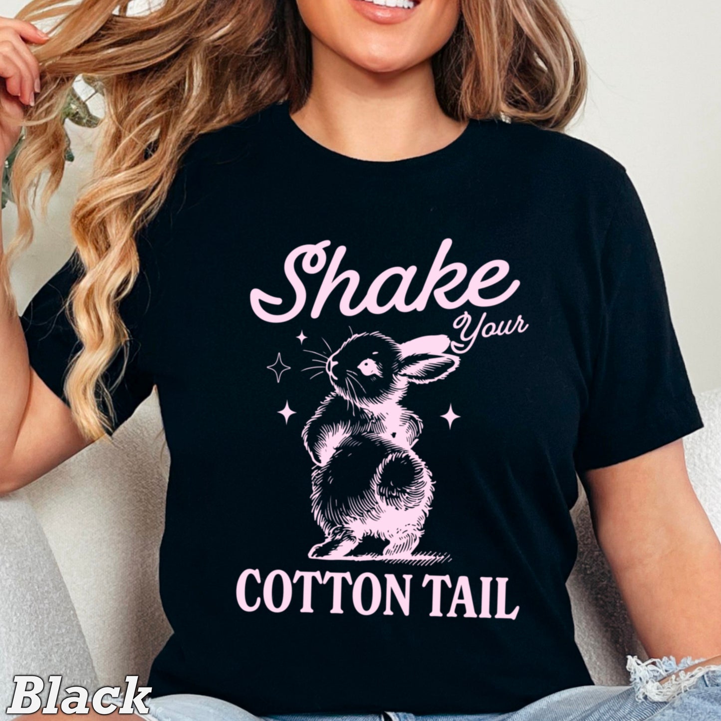 Shake Your Cotton Tail Easter Comfort Color Graphic Tee