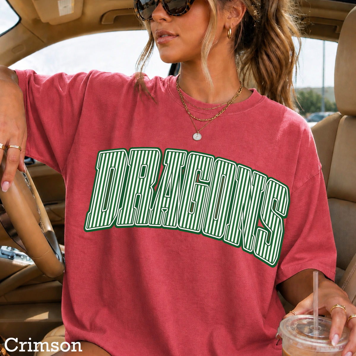 Dragons Comfort Color Graphic Tee