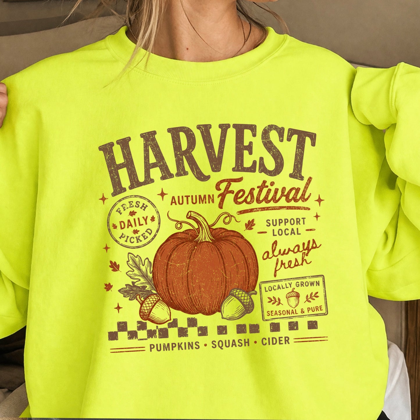 Harvest Festival Fall Crewneck Sweatshirt