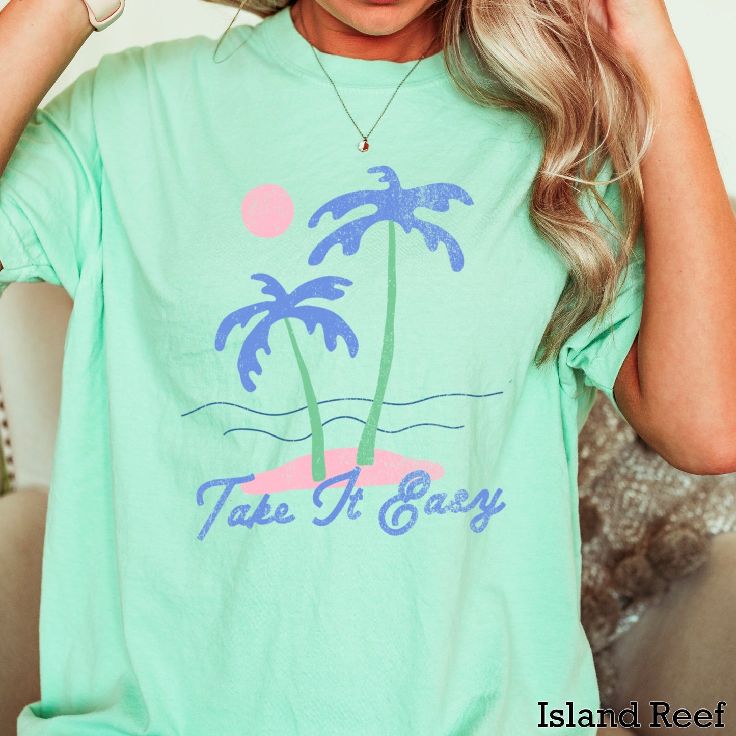 Take It Easy Comfort Color Graphic Tee
