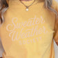 Sweater Weather Society Comfort Color Graphic Tee
