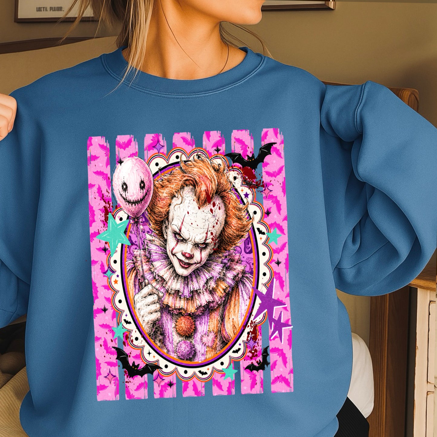 Horror Film Character Crewneck Sweatshirt