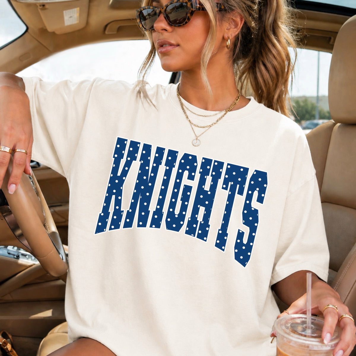 Knights Comfort Color Graphic Tee