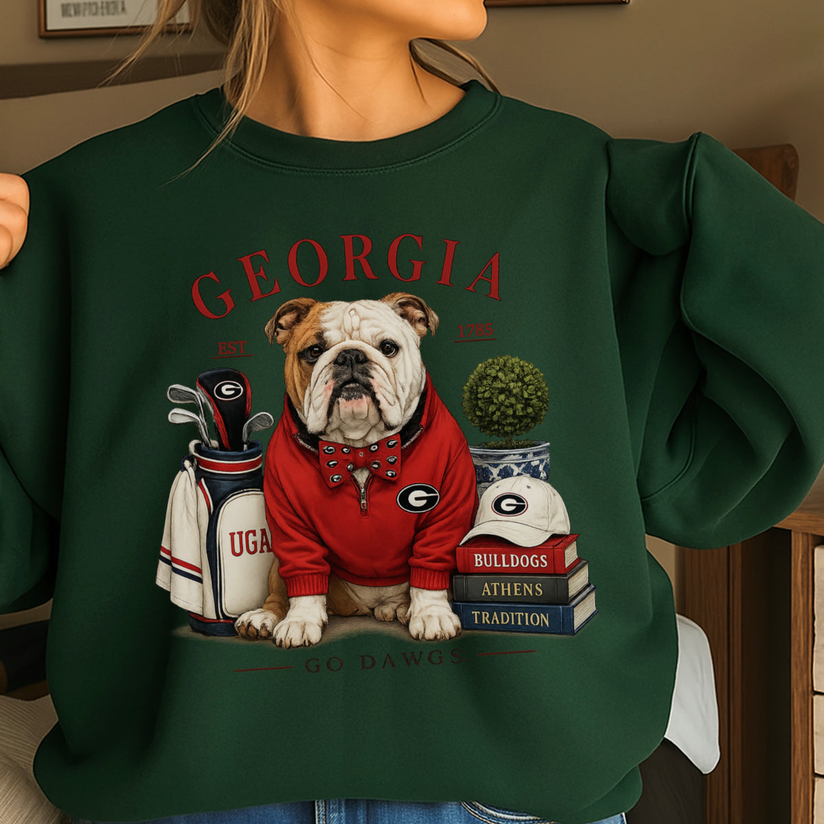 Red & Black Traditions Crewneck Sweatshirt