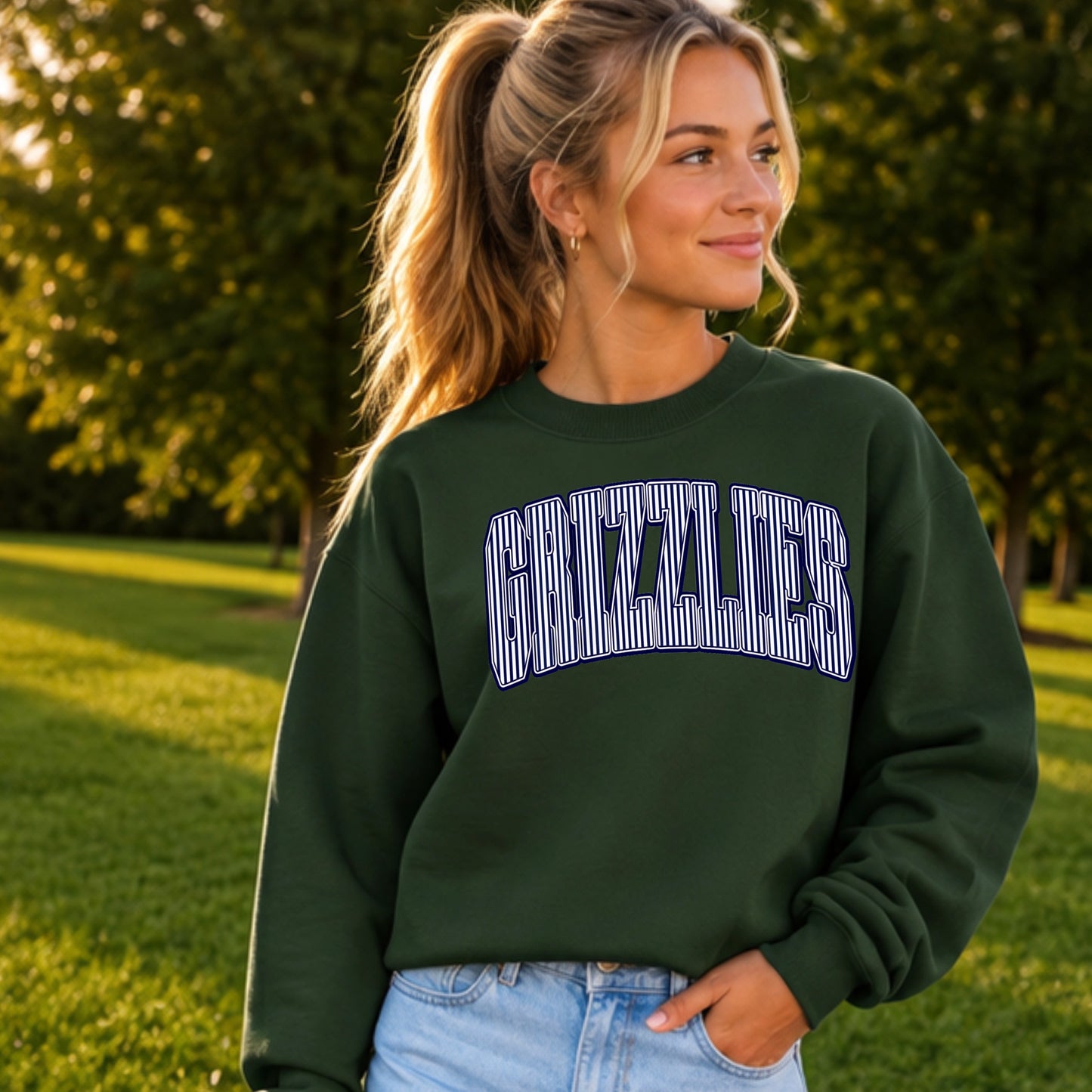 Grizzlies Youth Crewneck Sweatshirt