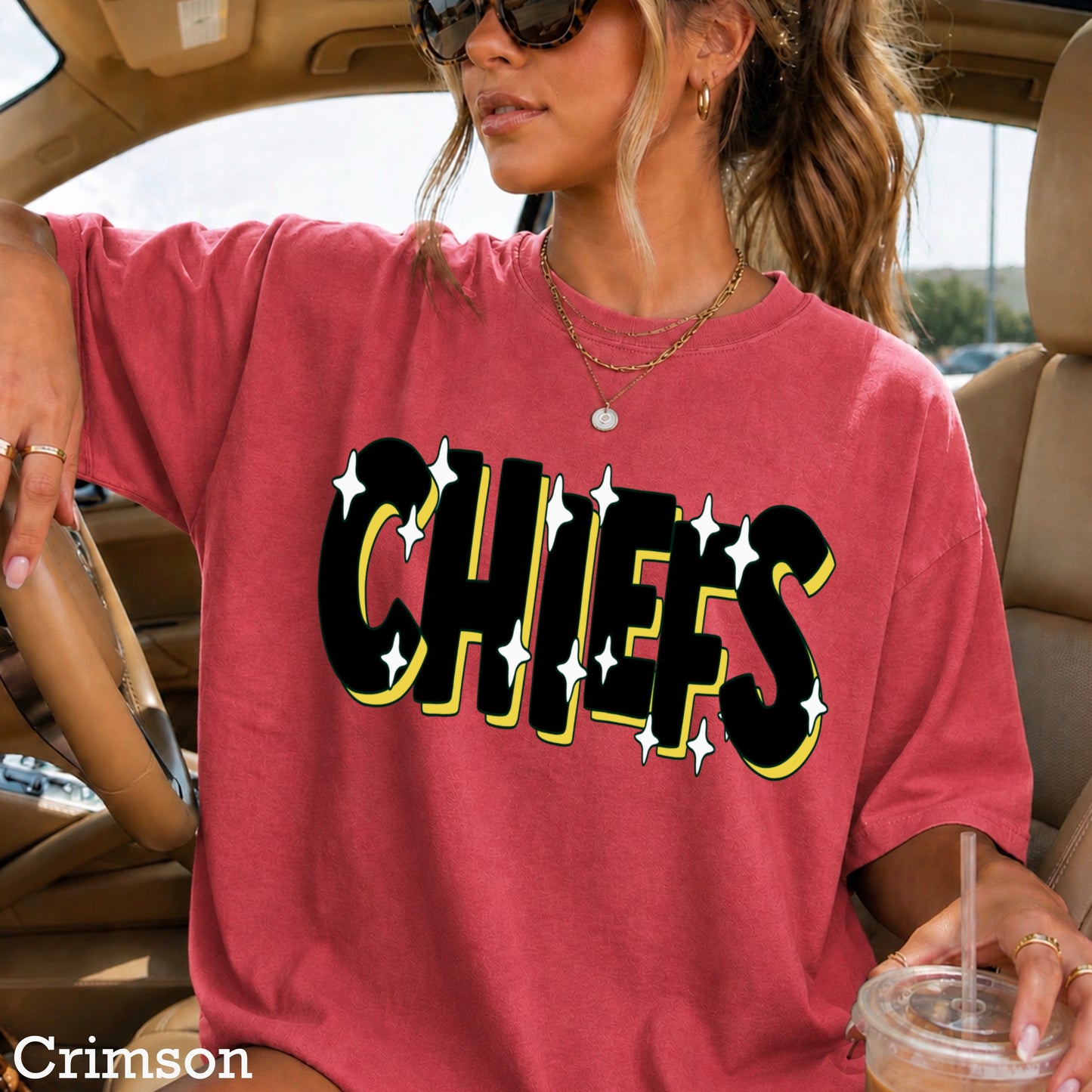 Chiefs  Comfort Color Graphic Tee