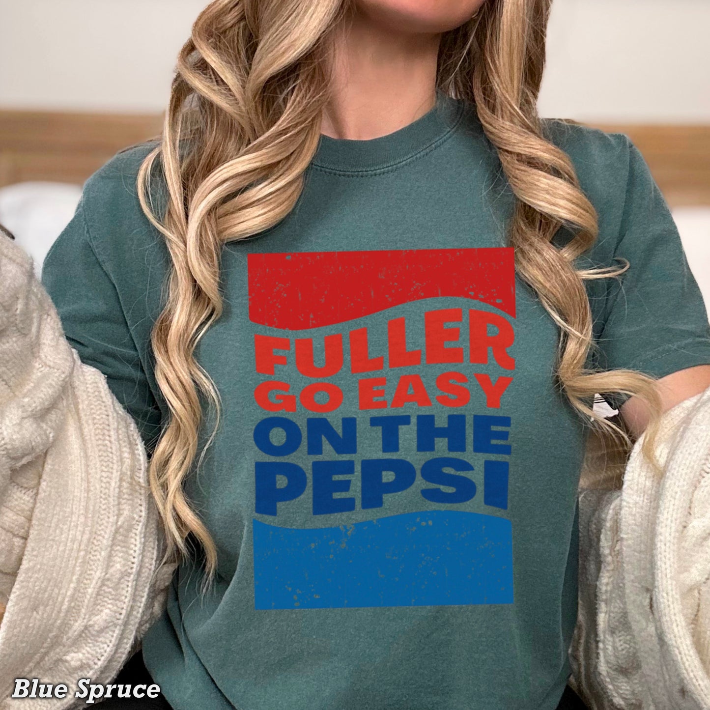 Fuller Go Easy On The Pepsi Comfort Color Graphic Tee