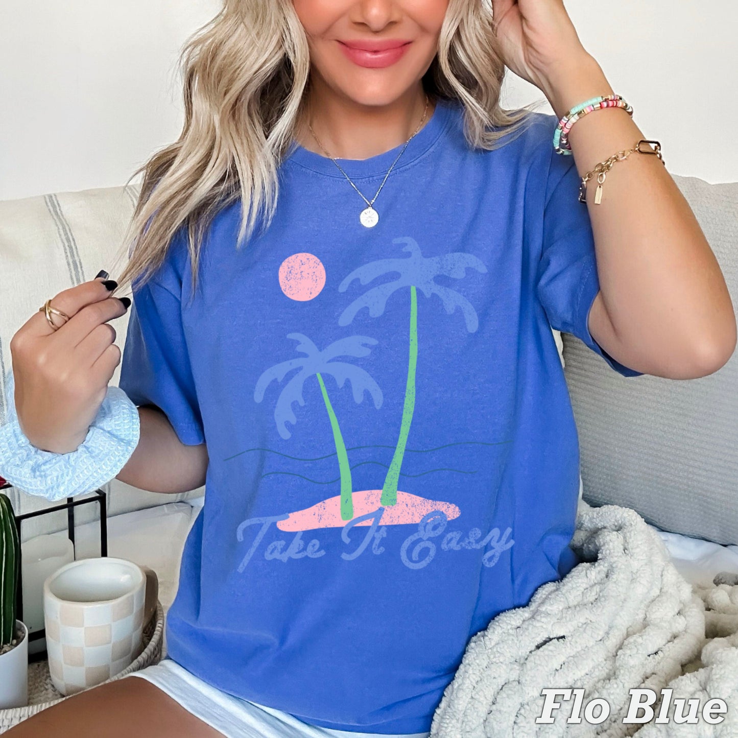 Take It Easy Comfort Color Graphic Tee