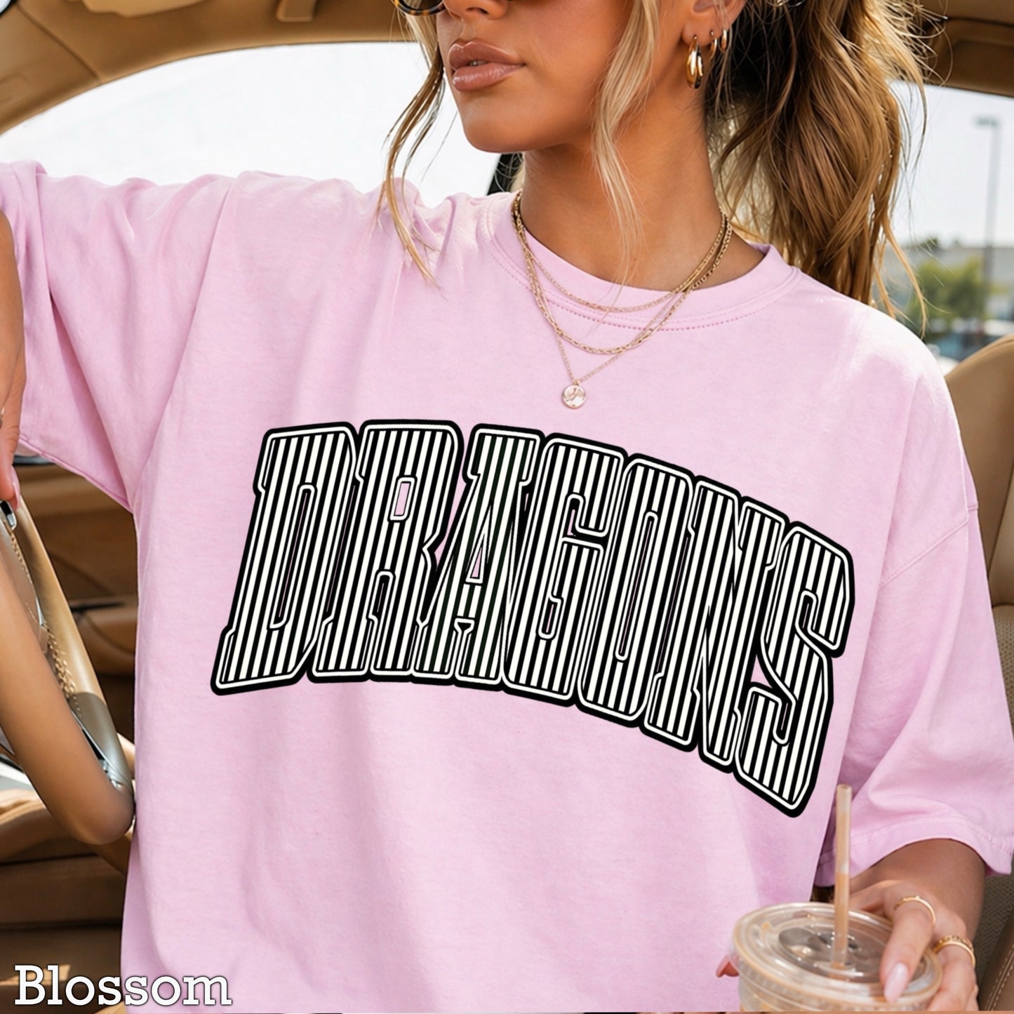 Dragons Comfort Color Graphic Tee