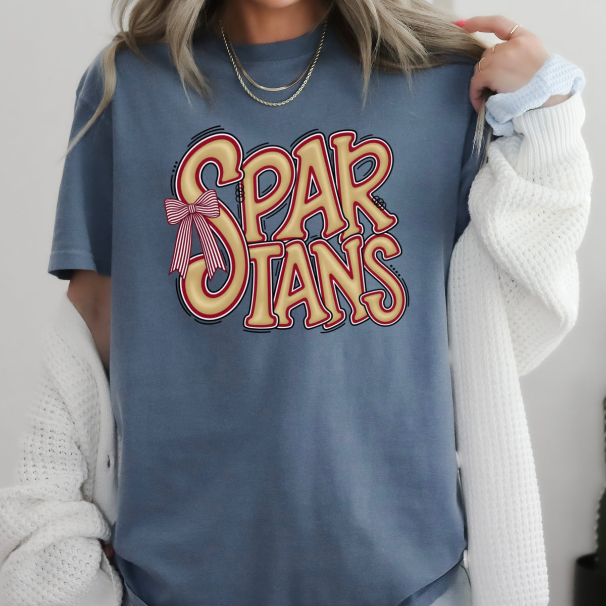 Spartans Comfort Color Graphic Tee