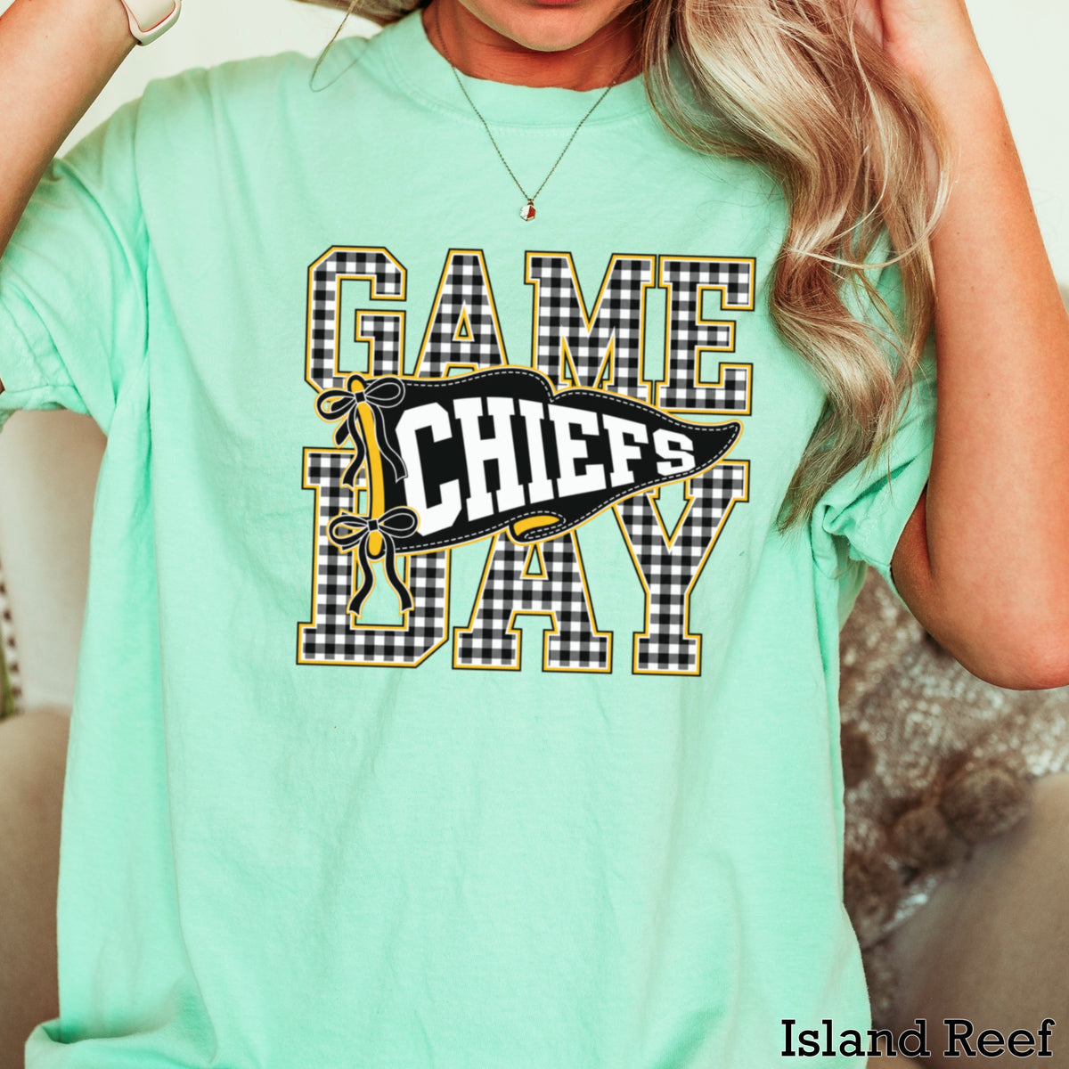 Chiefs Comfort Color Graphic Tee