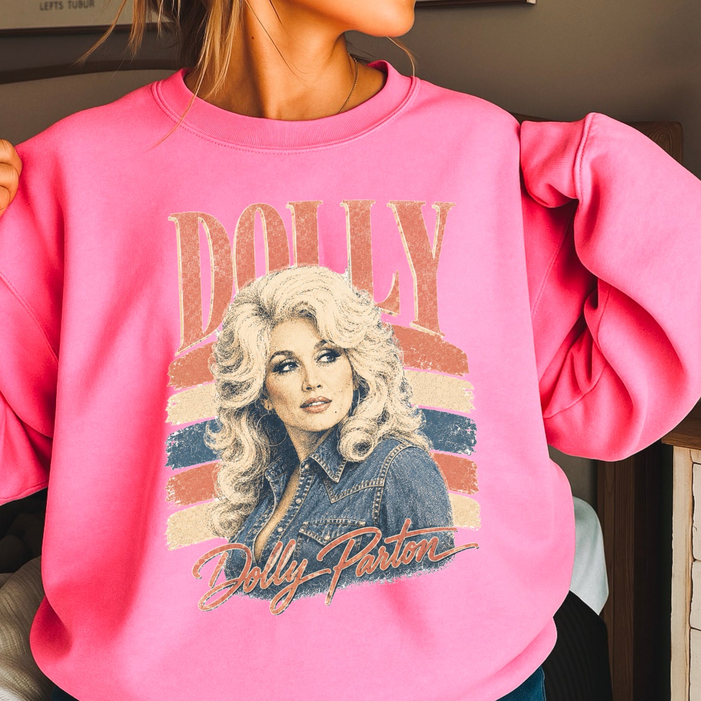 Retro Dolly Crewneck Sweatshirt