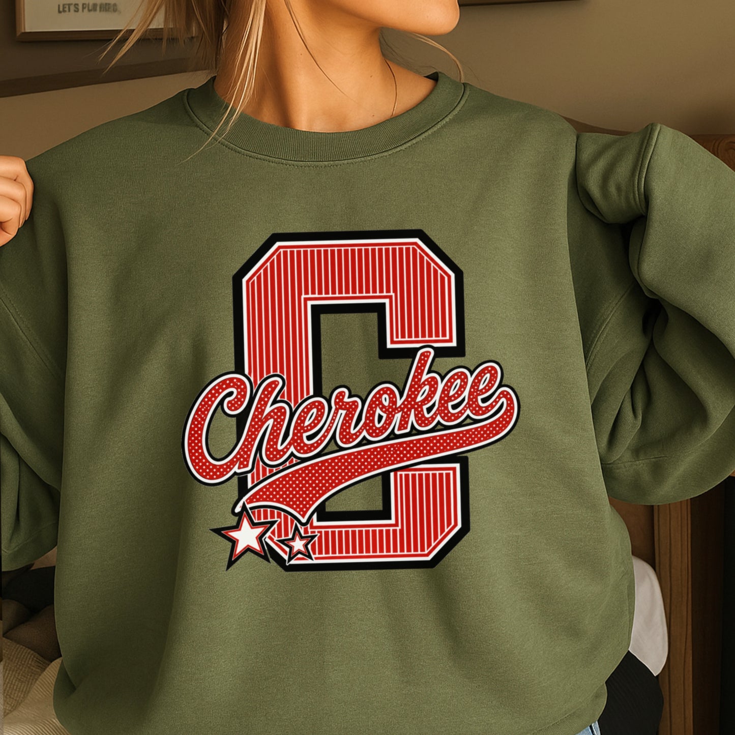 Cherokee Warriors Crewneck Sweatshirt