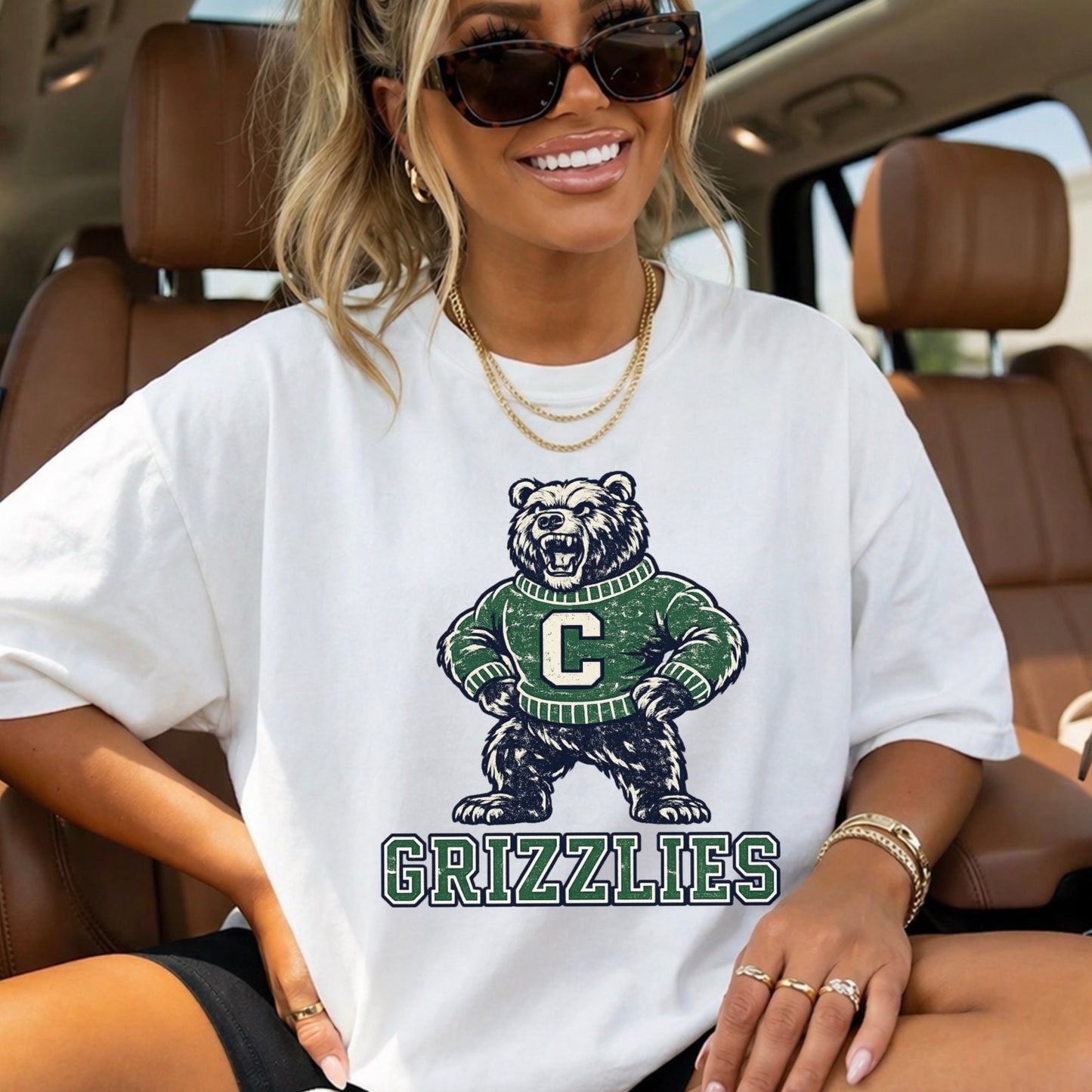 Grizzlies Comfort Color Graphic Tee