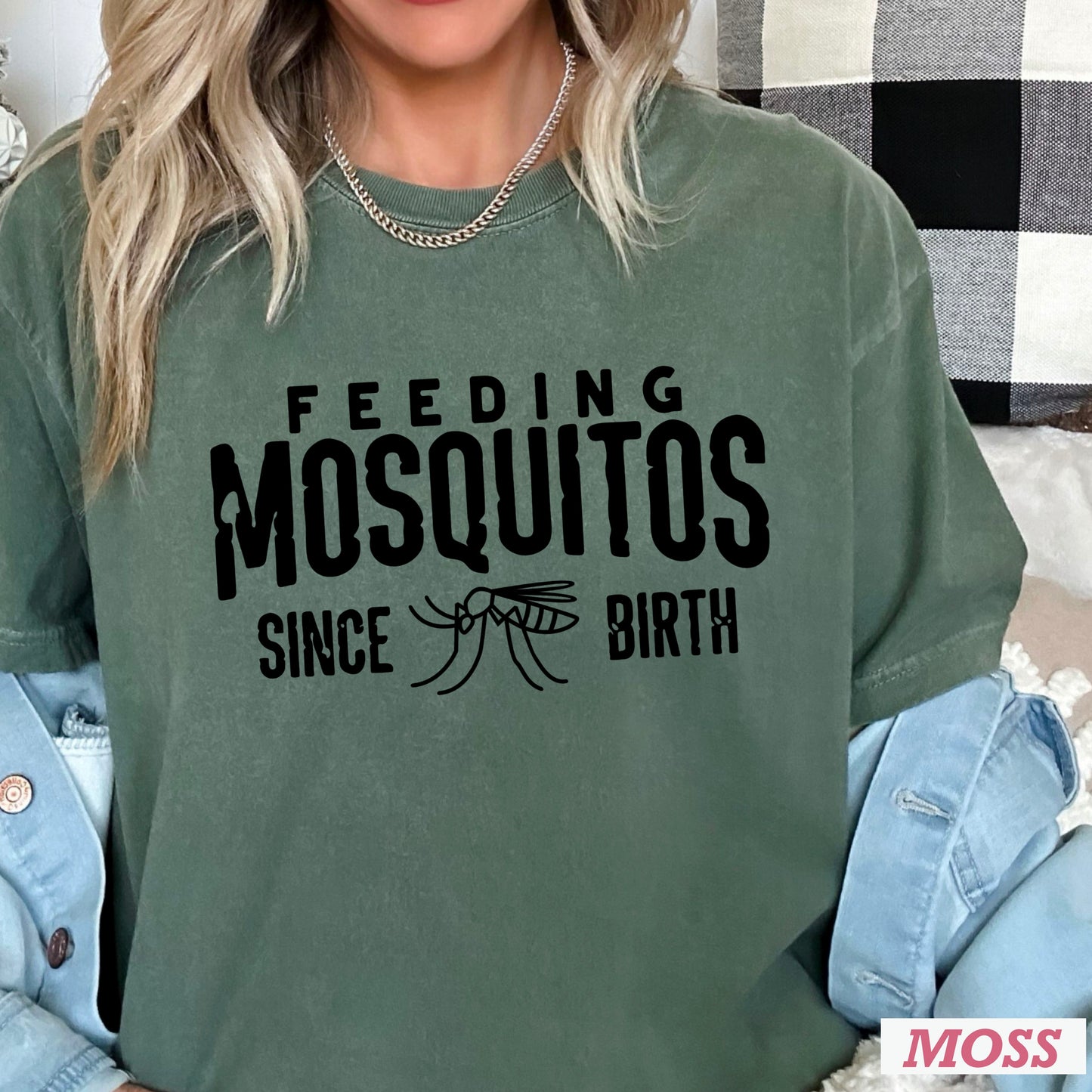 Feeding Mosquitoes Comfort Color Graphic Tee