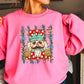 Preppy Nutcracker Christmas Crewneck Sweatshirt