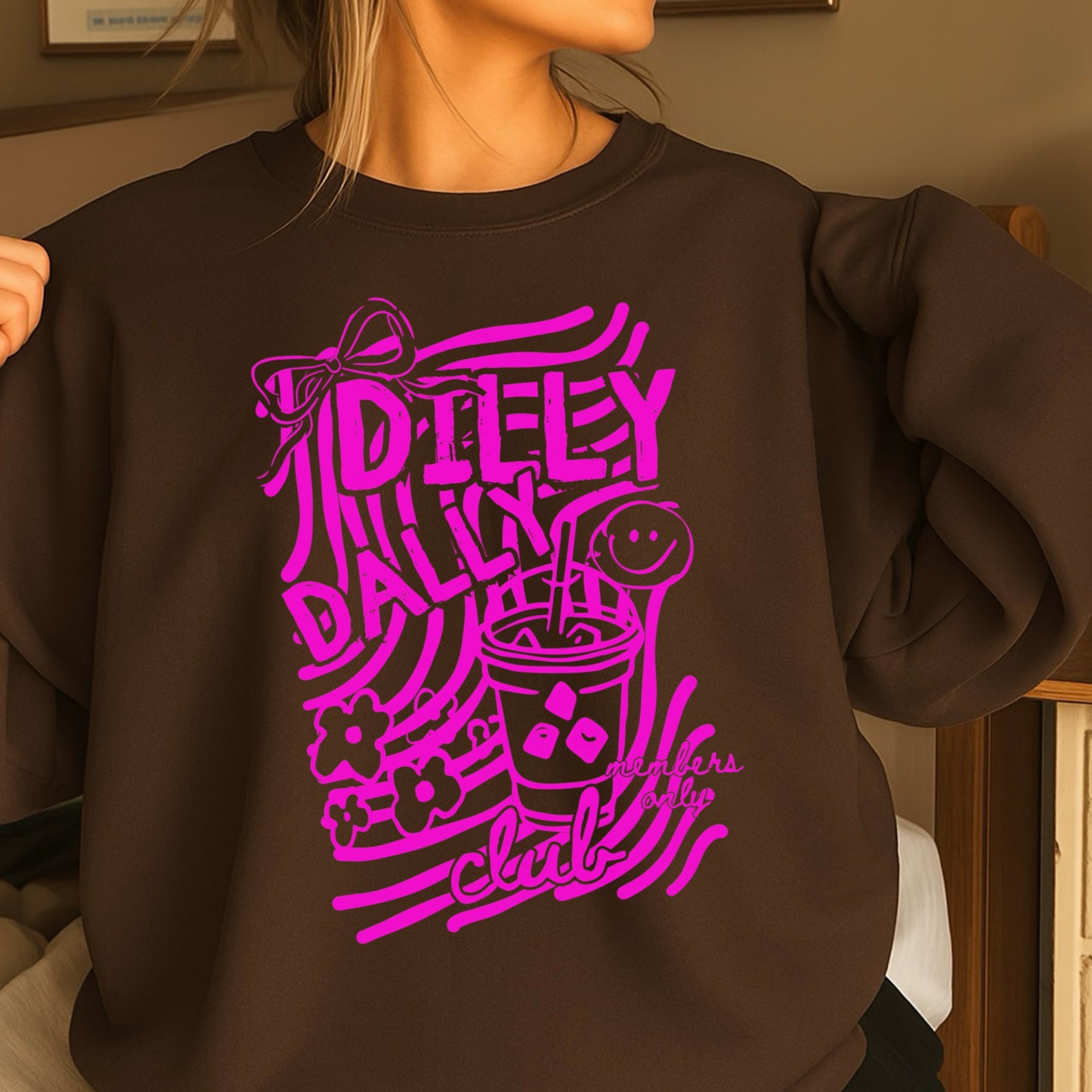 Dilly Dally Club Crewneck Sweatshirt
