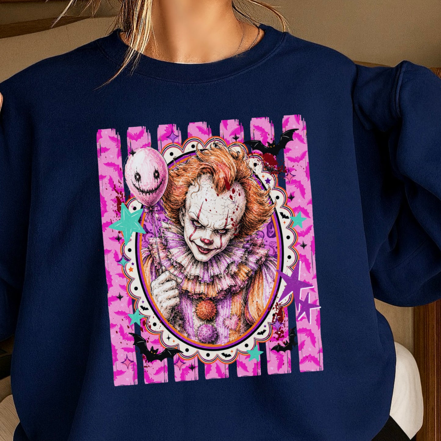 Horror Film Character Crewneck Sweatshirt