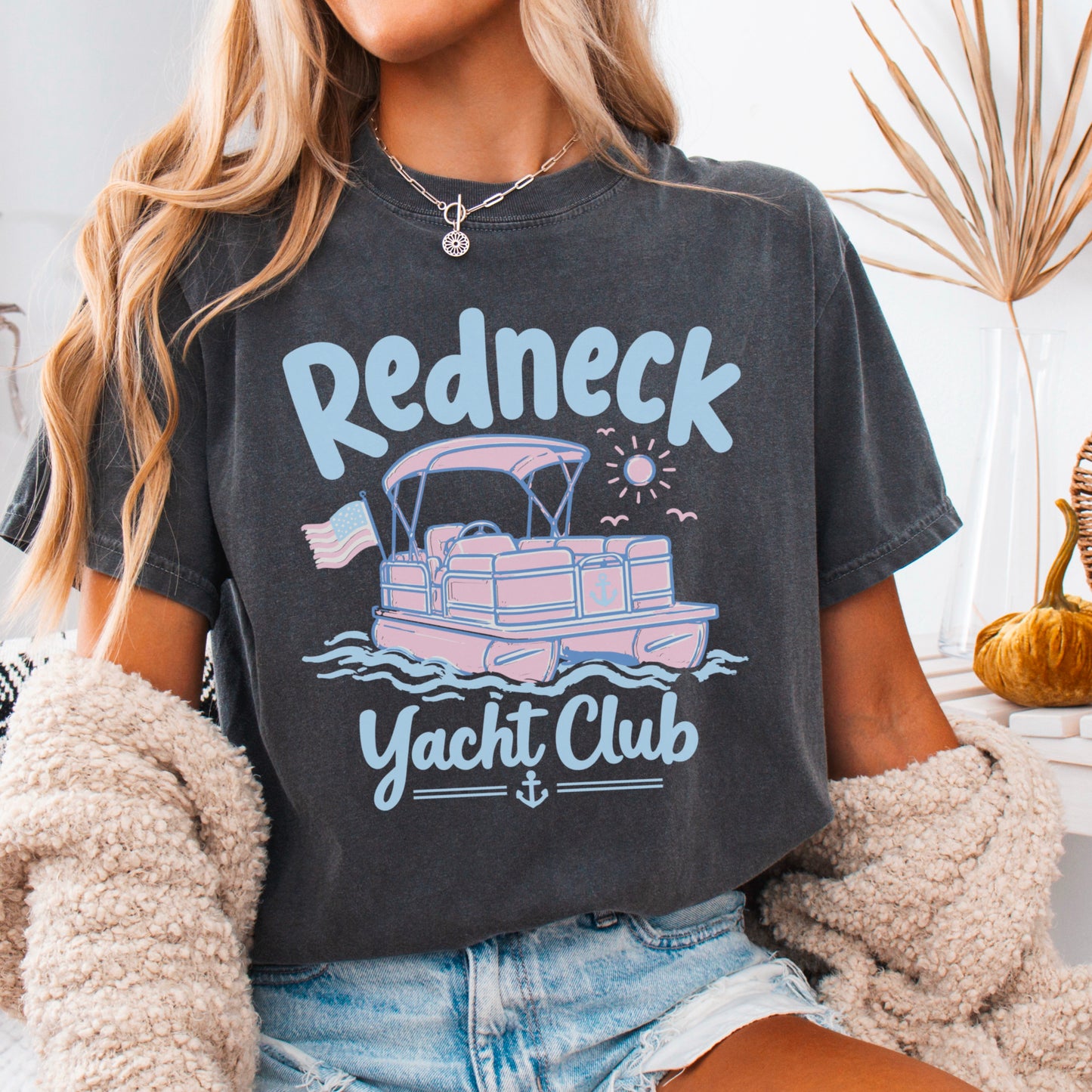 Redneck Yacht Club Comfort Color Graphic Tee