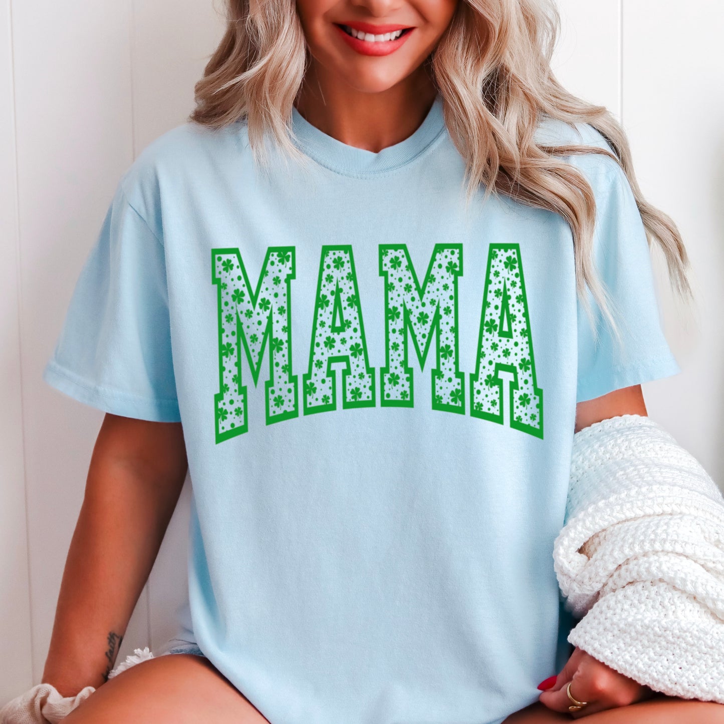 Mama St. Patrick’s Day Comfort Color Graphic Tee