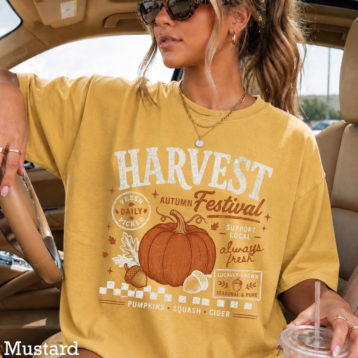 Harvest Festival Comfort Color Graphic Tee